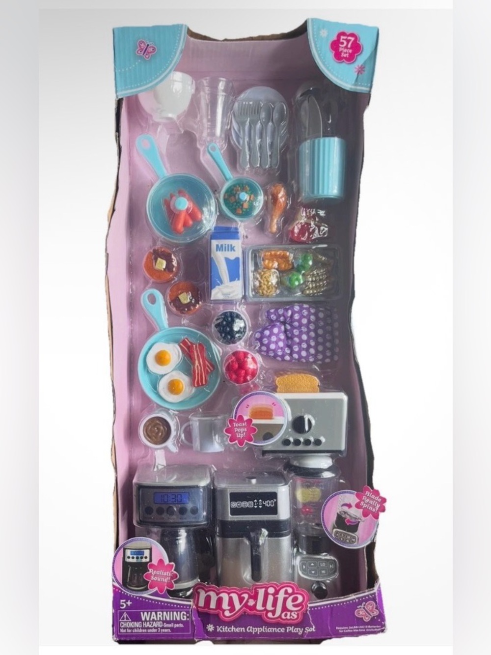 My Life As Kitchen Appliance Play Set 57 Pc Doll Accessories Air Fryer